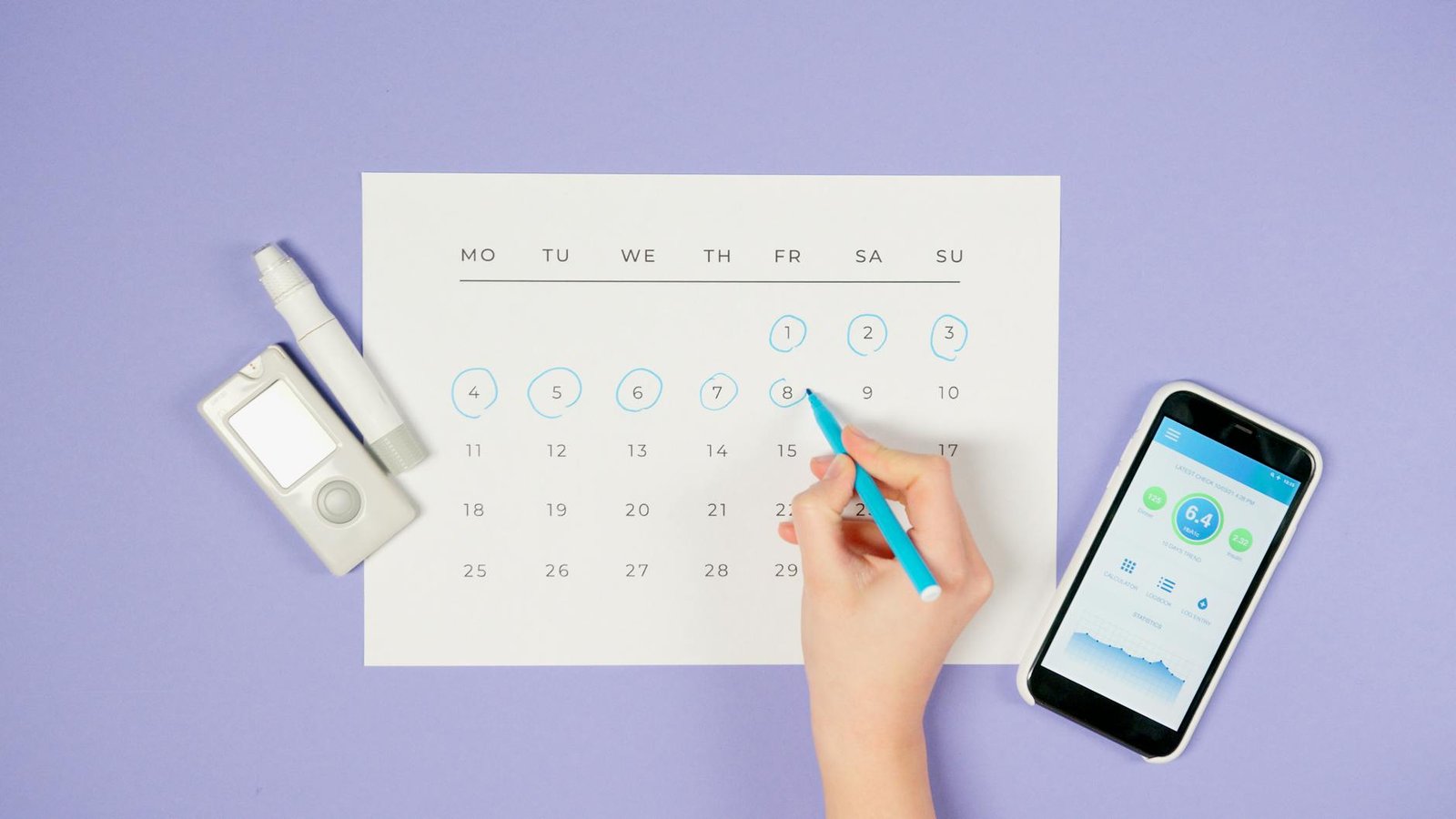 hand smartphone date technology