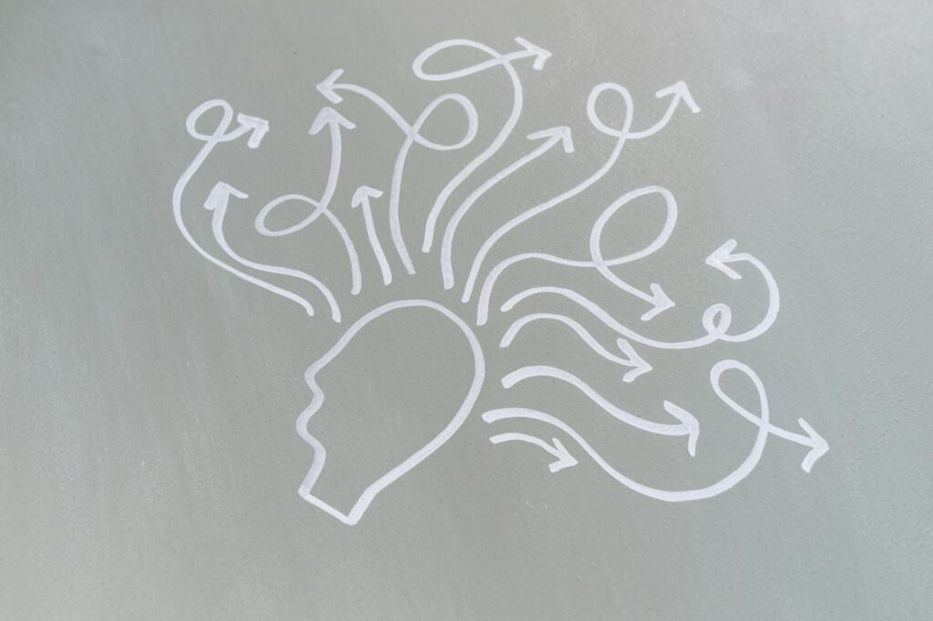 thoughts taking different paths