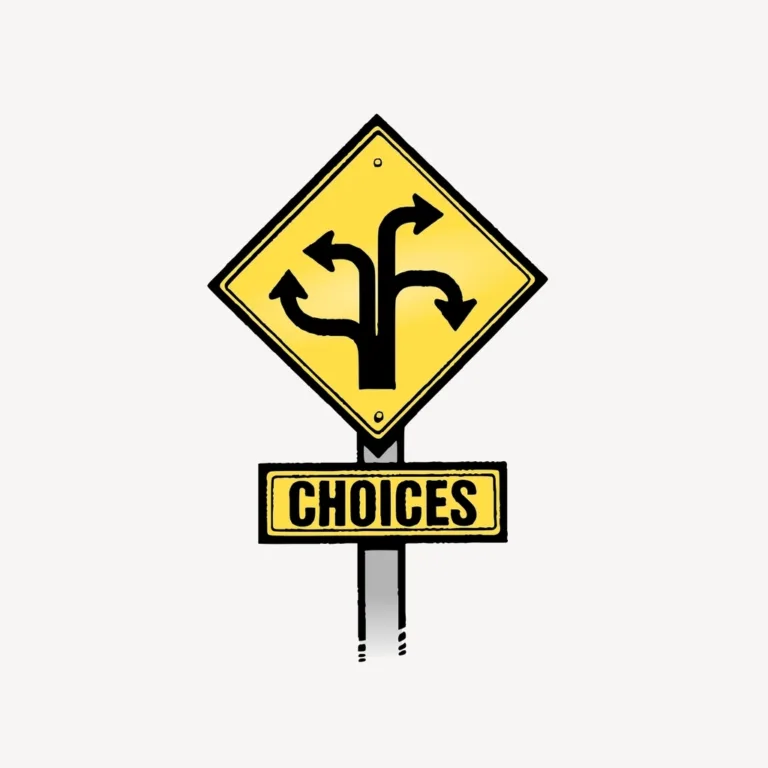 Direction choices sign clipart, traffic