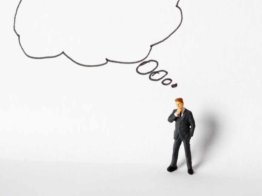 human toy in white background