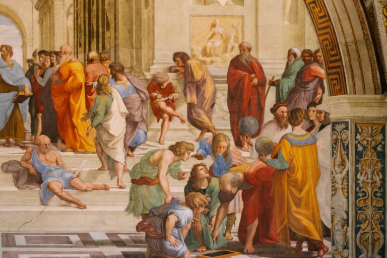 the school of athens painting in apostolic palace vatican city