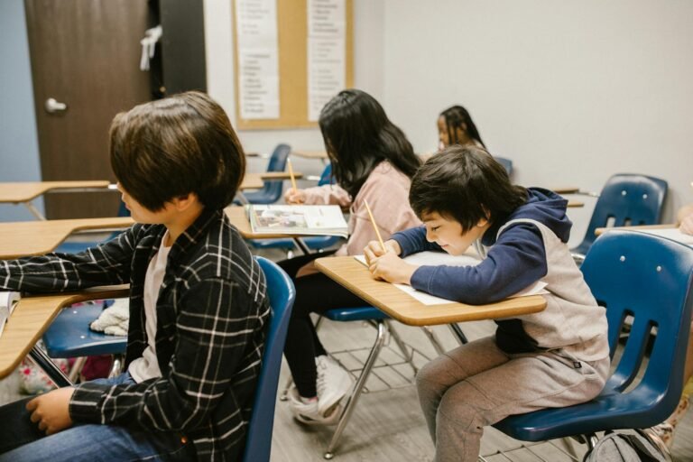 students studying inside the classroom