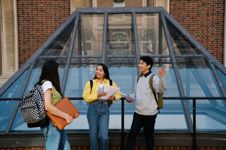 young people talking to each other